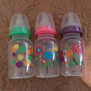 Unused baby bottles pack of 3